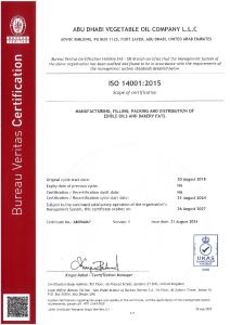 ISO 14000-2015 Environmental safety